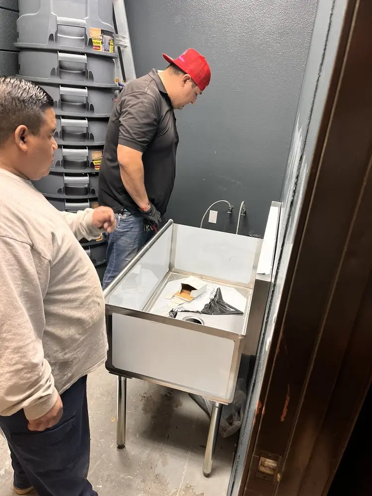 Commercial plumbing and sink installation in Spring Ranch
