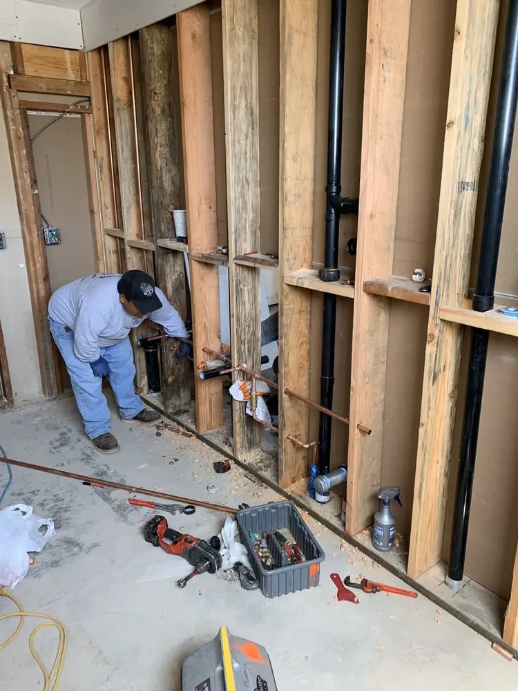 Commercial rough-in plumbing for Water Heater Replacement in Spring Ranch
